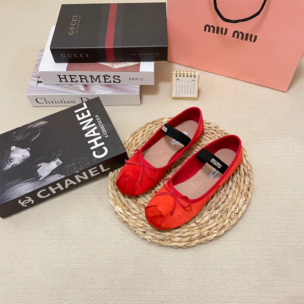 MiuMiu Satin ballerinas Comfortable 3436
