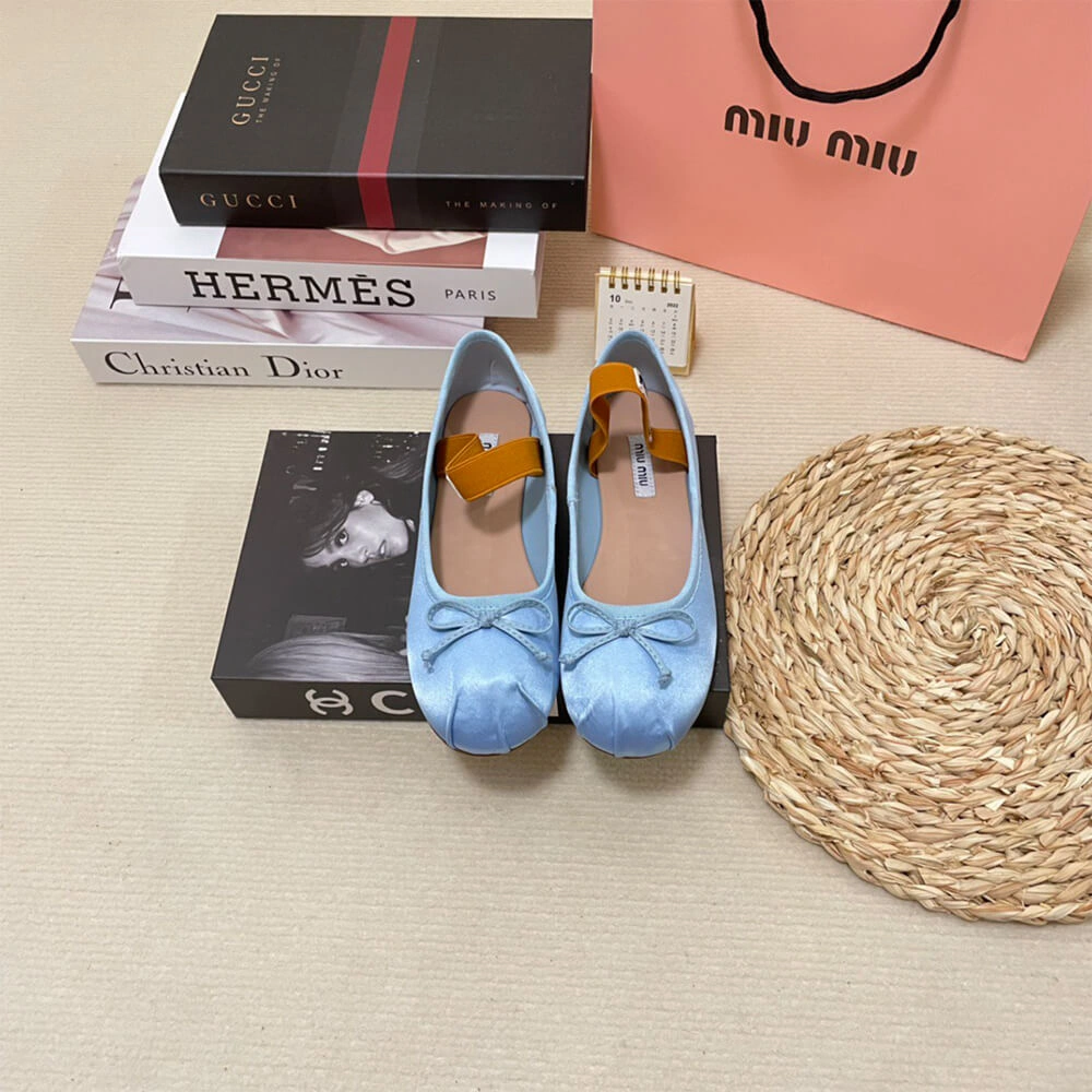MiuMiu Satin ballerinas SunProtective 3438