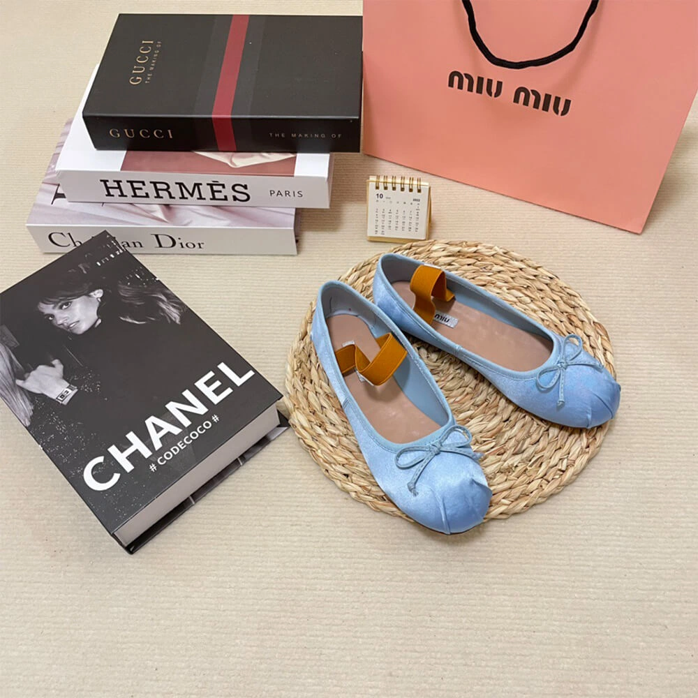 MiuMiu Satin ballerinas SunProtective 3438