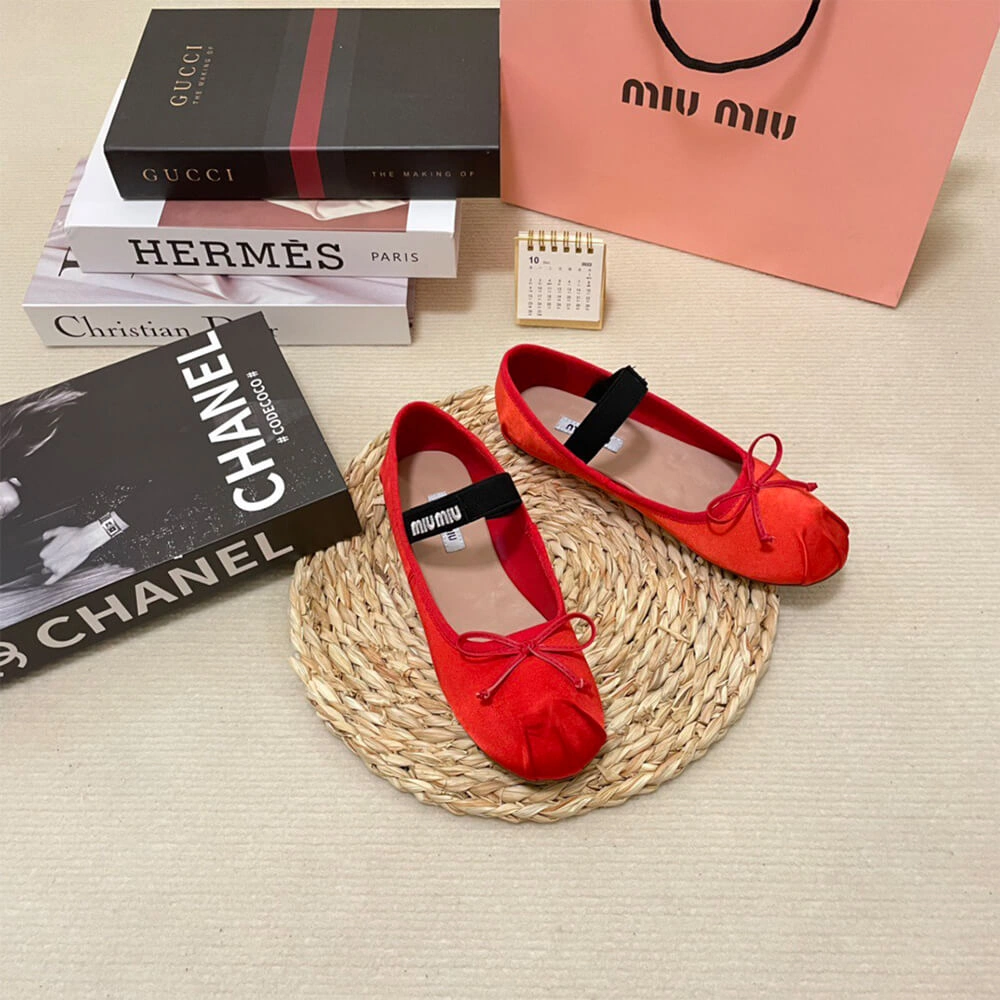 MiuMiu Satin ballerinas Comfortable 3436