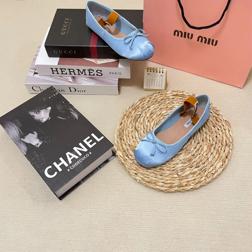 MiuMiu Satin ballerinas SunProtective 3438