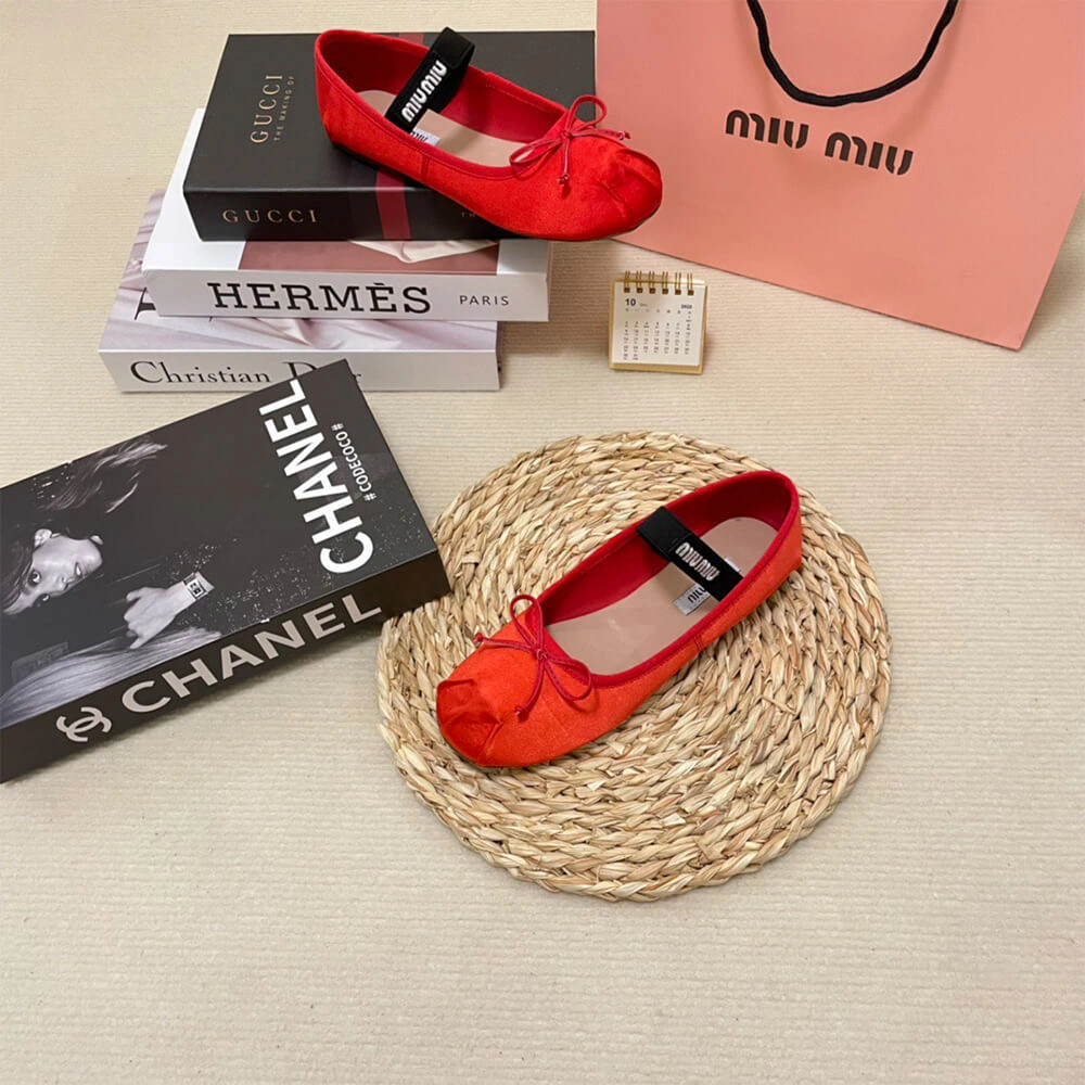 MiuMiu Satin ballerinas Comfortable 3436