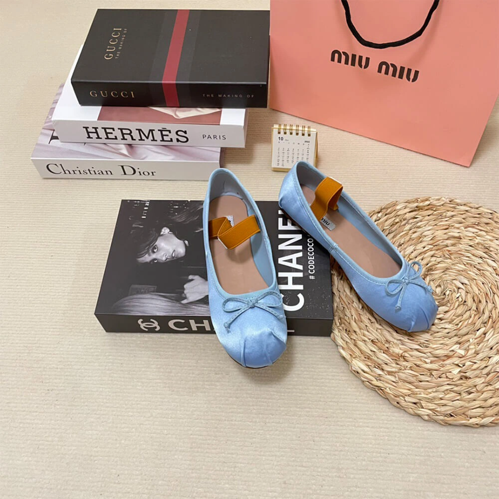 MiuMiu Satin ballerinas SunProtective 3438