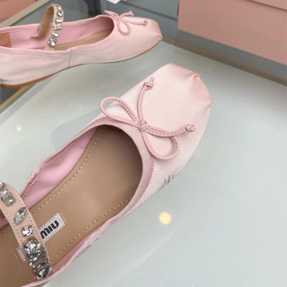 GoodFit MiuMiu Satin ballerinas 3440