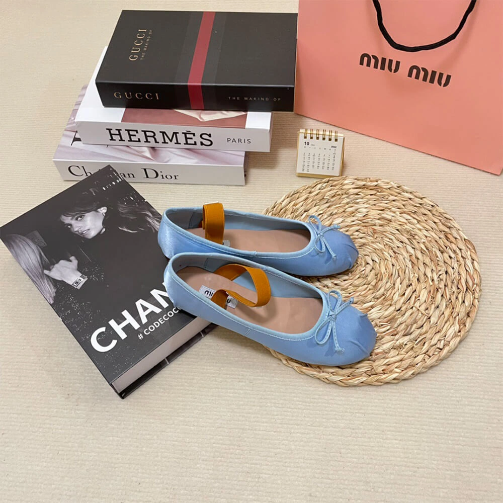 MiuMiu Satin ballerinas SunProtective 3438