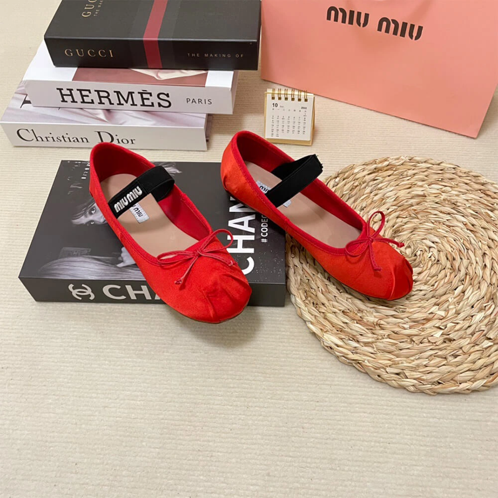 MiuMiu Satin ballerinas Comfortable 3436