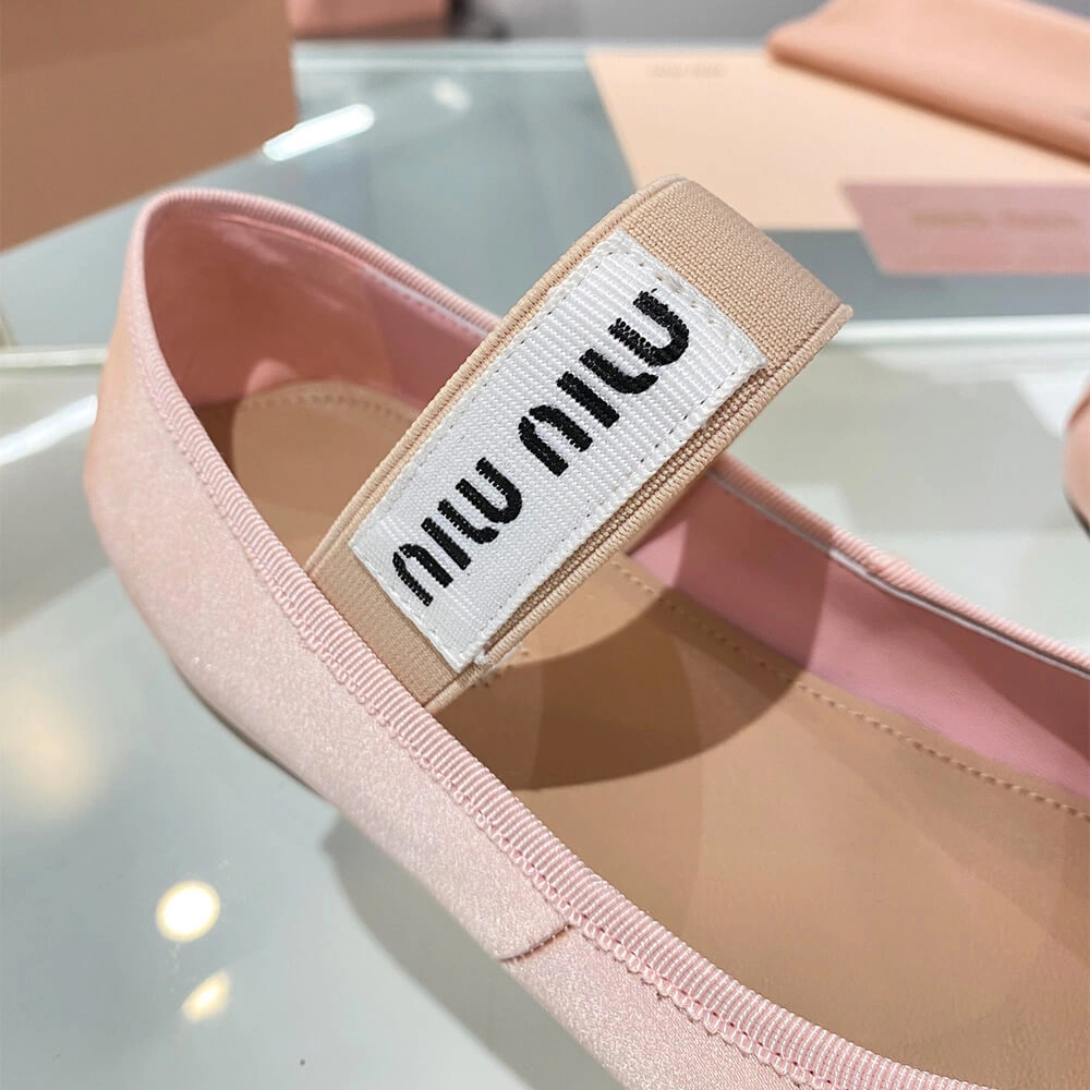 Cozy MiuMiu Satin ballerinas 3442