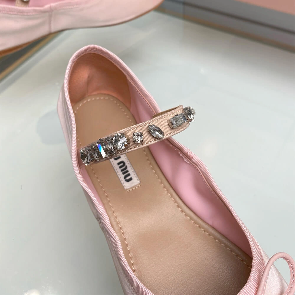 GoodFit MiuMiu Satin ballerinas 3440
