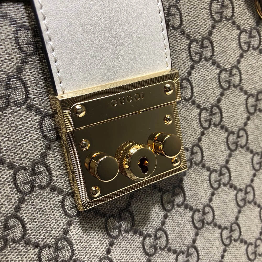 WaterResistant Padlock medium GG shoulder bag 1110