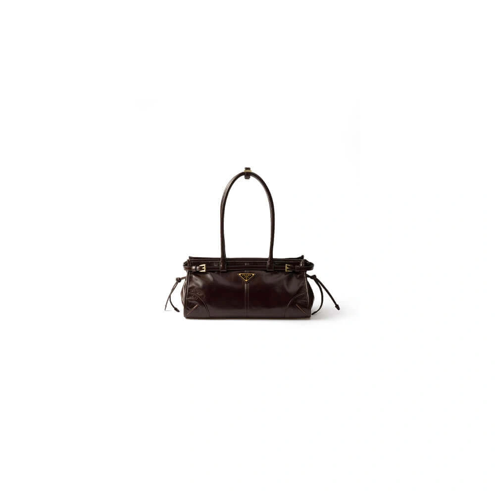 OdorResistant Prada  medium leather handbag(HIGH-END GRADE) 2927