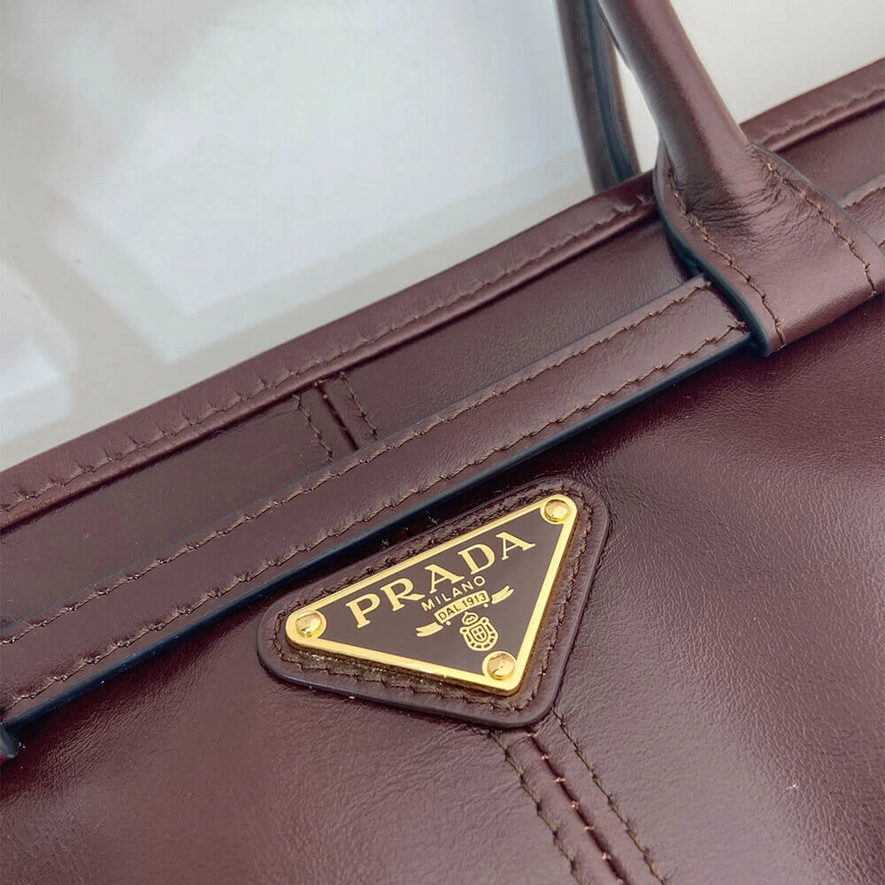 OdorResistant Prada  medium leather handbag(HIGH-END GRADE) 2927