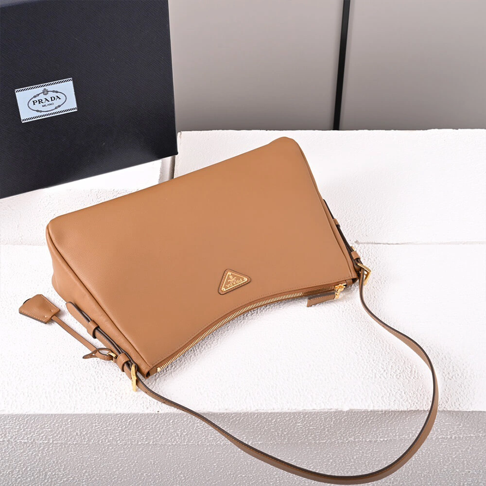 Prada Aimee large leather shoulder bag Original 2949