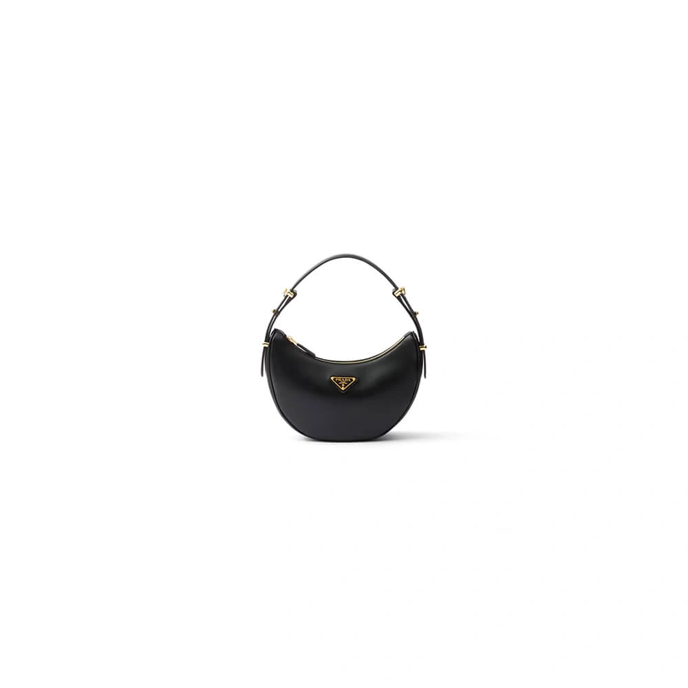Prada Arqué small leather shoulder bag(HIGH-END GRADE) Vibrant 3034