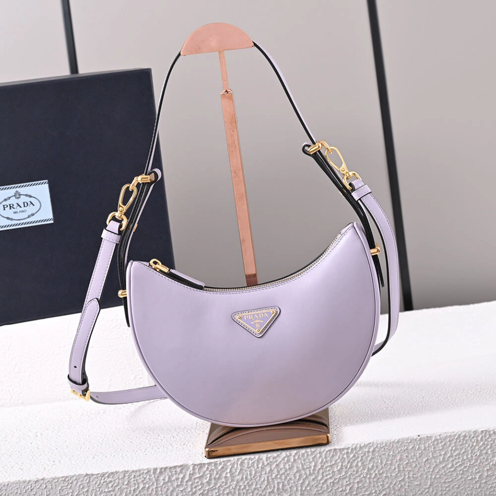 Versatile Prada Arque leather shoulder bag 2955