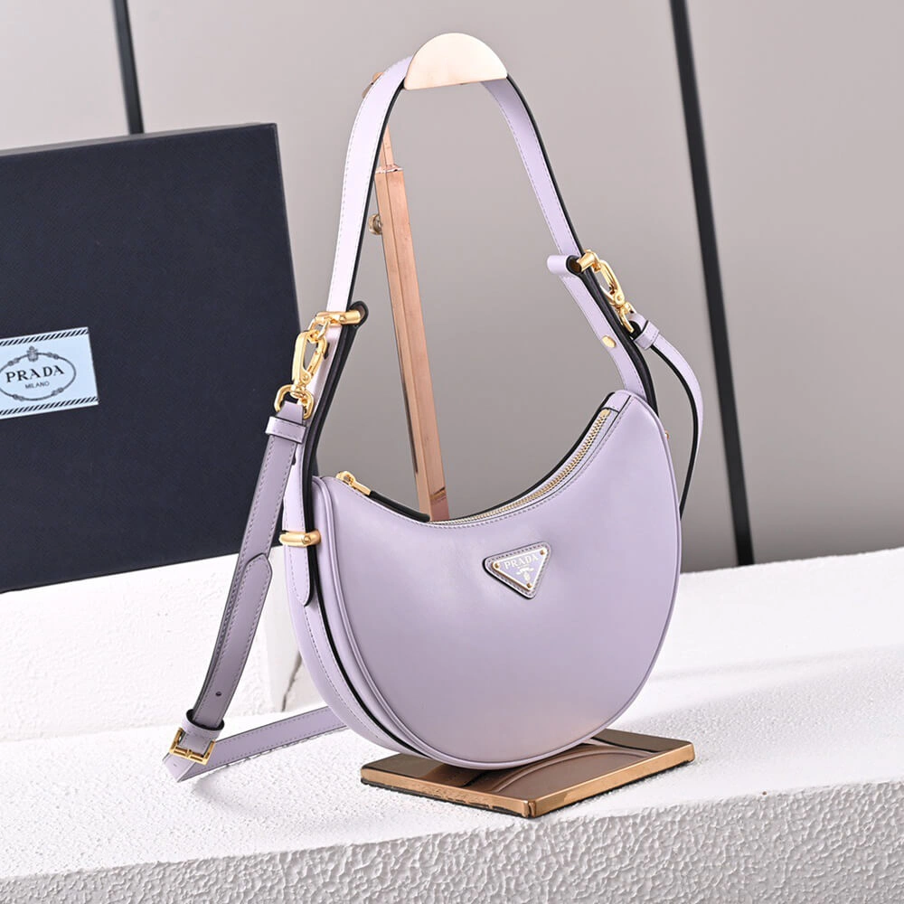 Versatile Prada Arque leather shoulder bag 2955