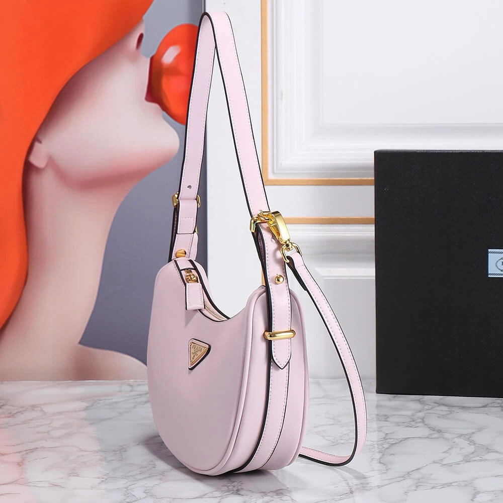 Stylish Prada Arque leather shoulder bag 2986