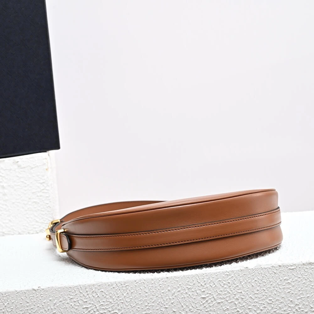 Prada Arque leather shoulder bag ZipUp 2909