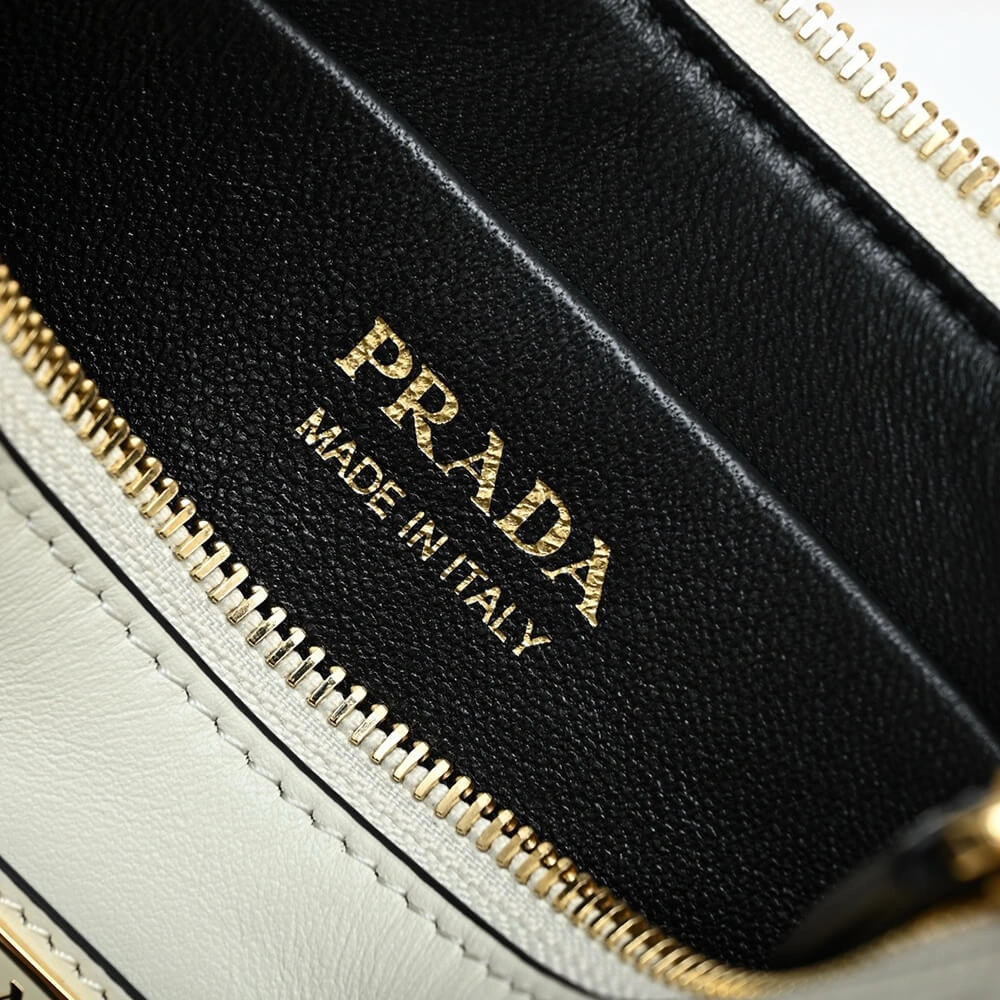 Minimalist Prada Arque leather shoulder bag 2952