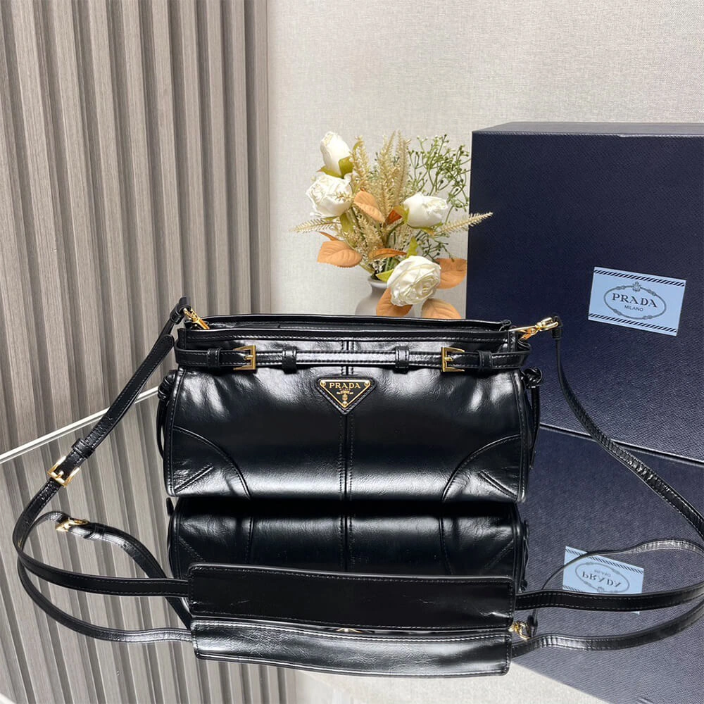 Prada Bonnie small leather shoulder bag(HIGH-END GRADE) FastDry 2935