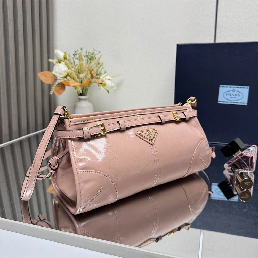 Prada Bonnie small leather shoulder bag(HIGH-END GRADE) Comfortable 2939