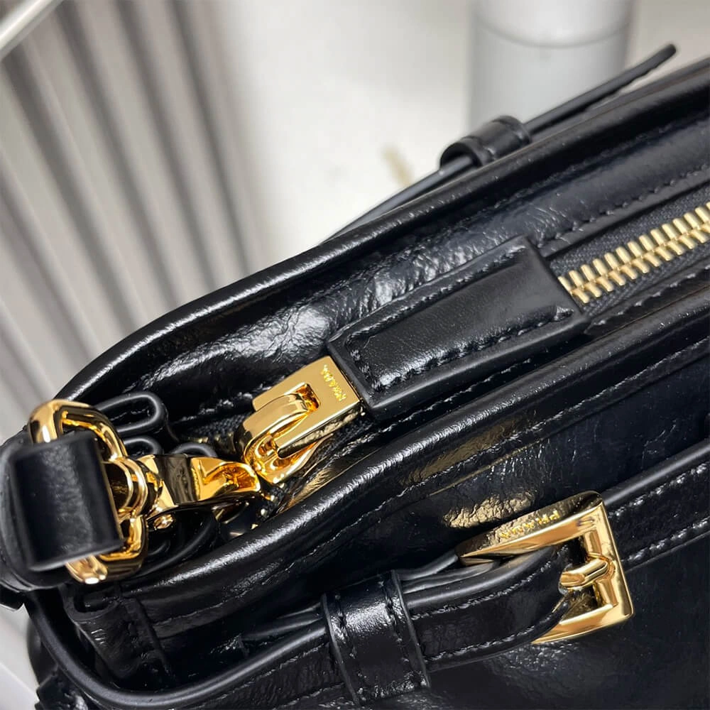 Prada Bonnie small leather shoulder bag(HIGH-END GRADE) FastDry 2935