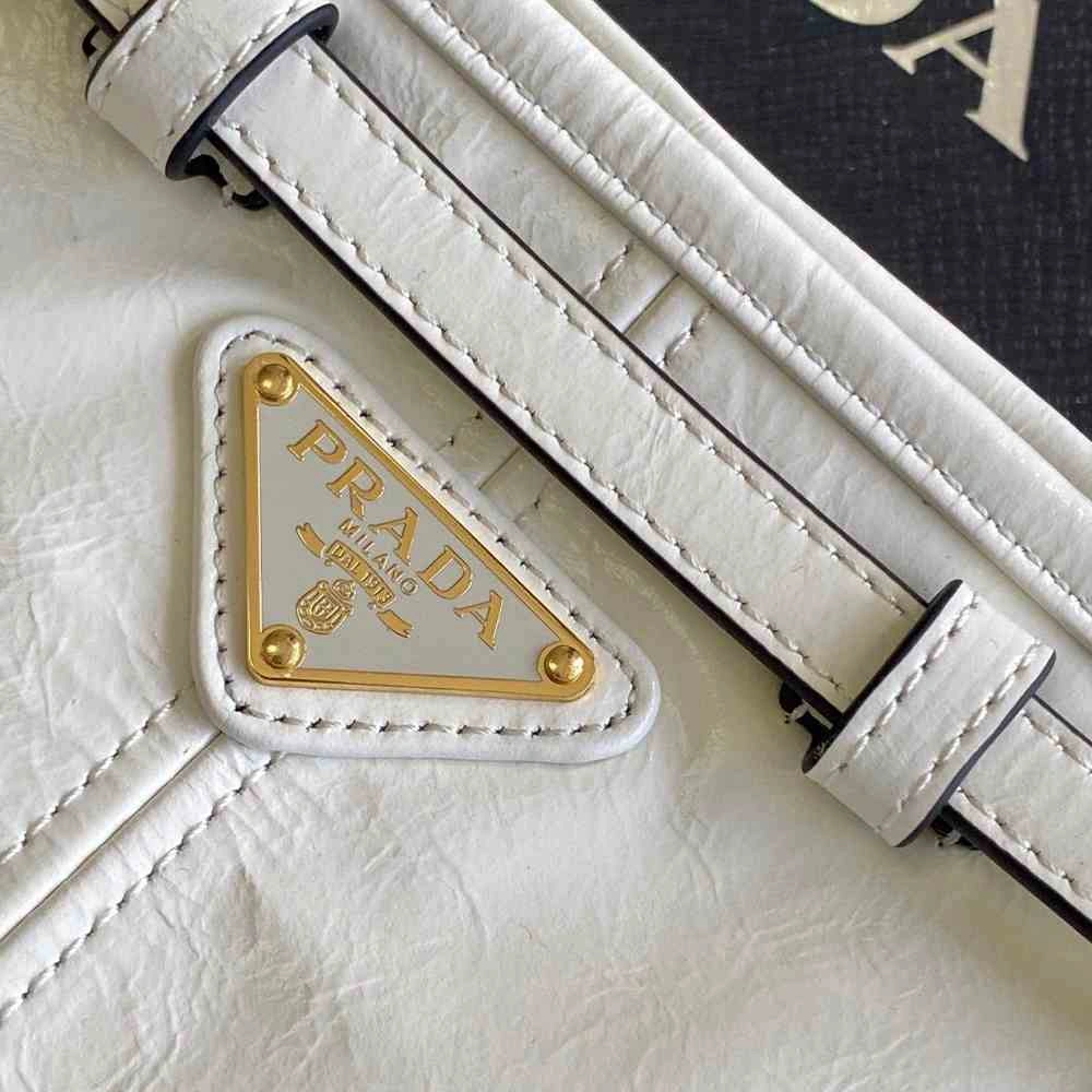 Stretchable Prada Bonnie small leather shoulder bag(HIGH-END GRADE) 2924
