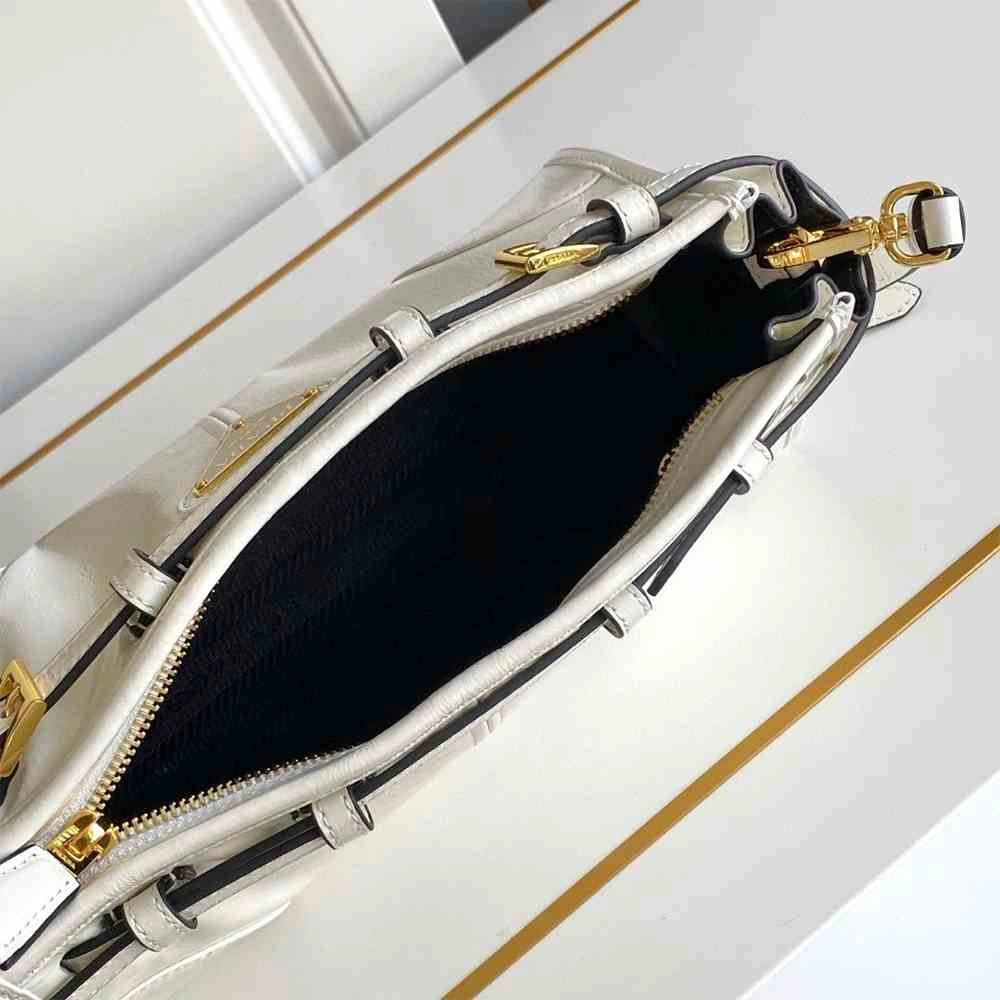 Stretchable Prada Bonnie small leather shoulder bag(HIGH-END GRADE) 2924