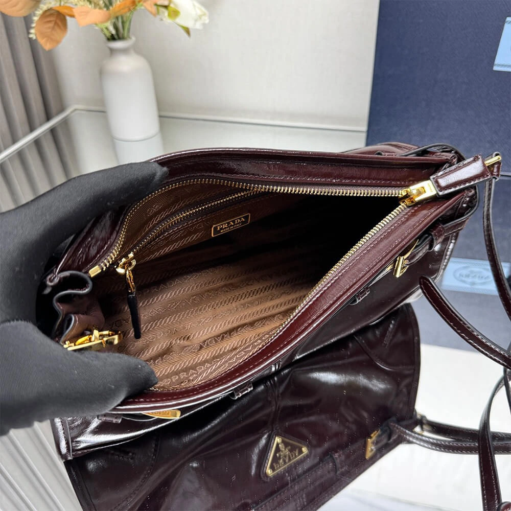 Lightweight Prada Bonnie small leather shoulder bag(HIGH-END GRADE) 2899