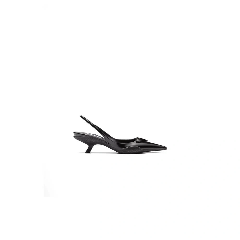 EasyMatch Prada Brushed Leather Slingback Pumps 3477