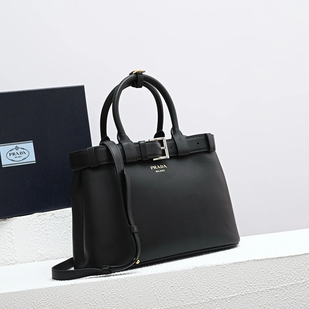 Efficient Prada Buckle small leather handbag with belt(high-end grade) 2901