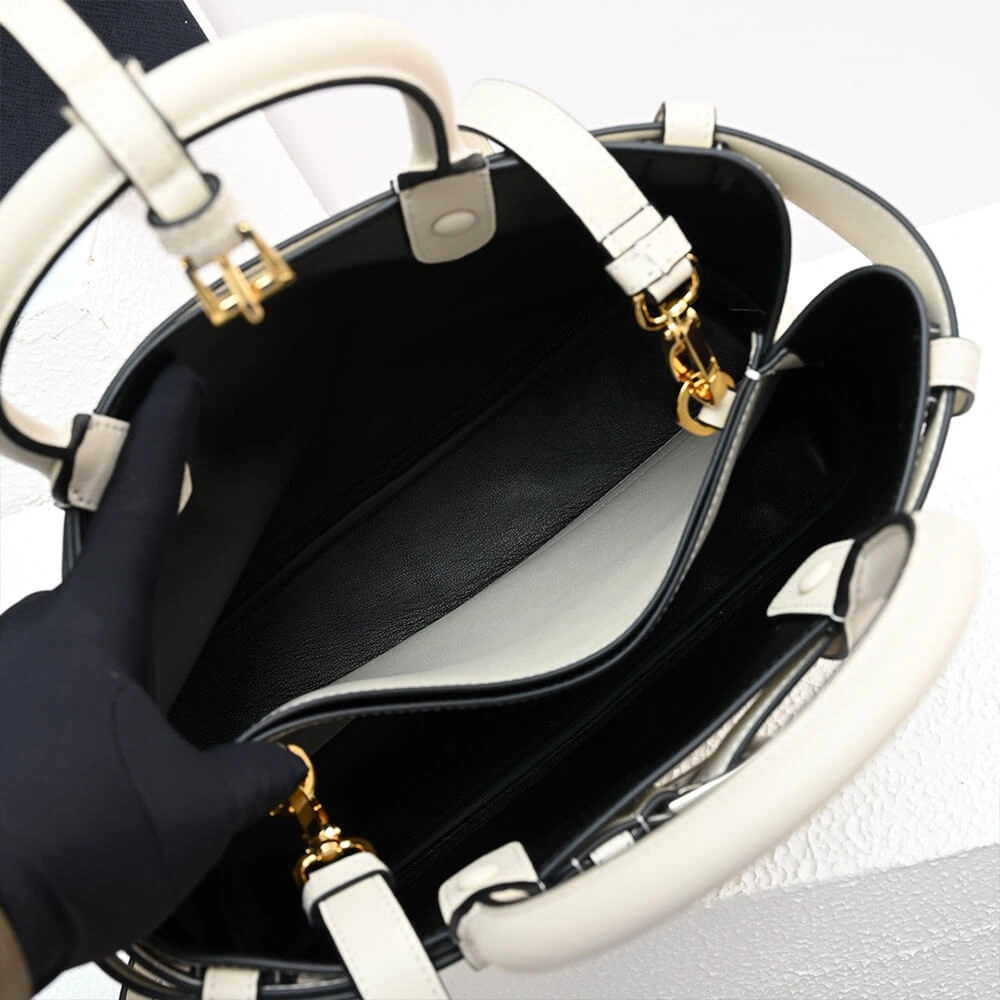 Sophisticated Prada Buckle small leather handbag with belt(high-end grade) 2988
