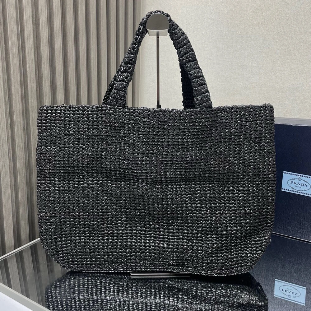 Prada Crochet tote bag(high-end grade) Vibrant 2905