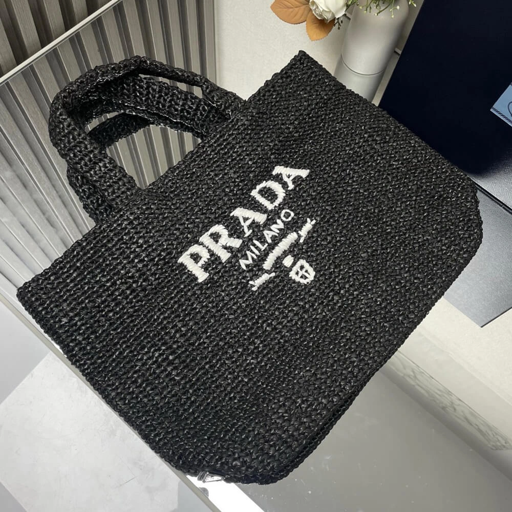 Prada Crochet tote bag(high-end grade) Vibrant 2905
