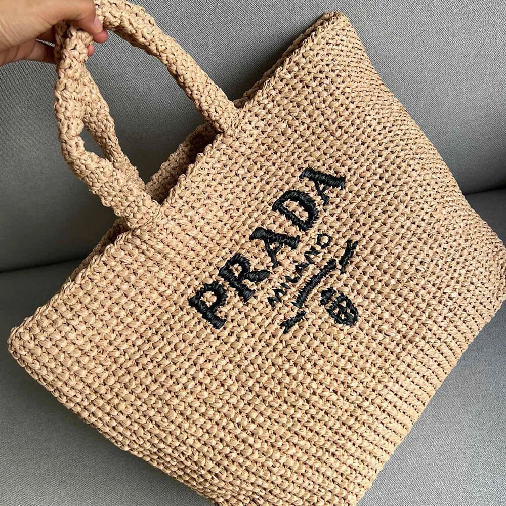 Upgraded Prada Crochet tote bag(high-end grade) 2904