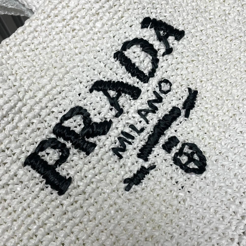 Prada Crochet tote bag(high-end grade) Flexible 2958