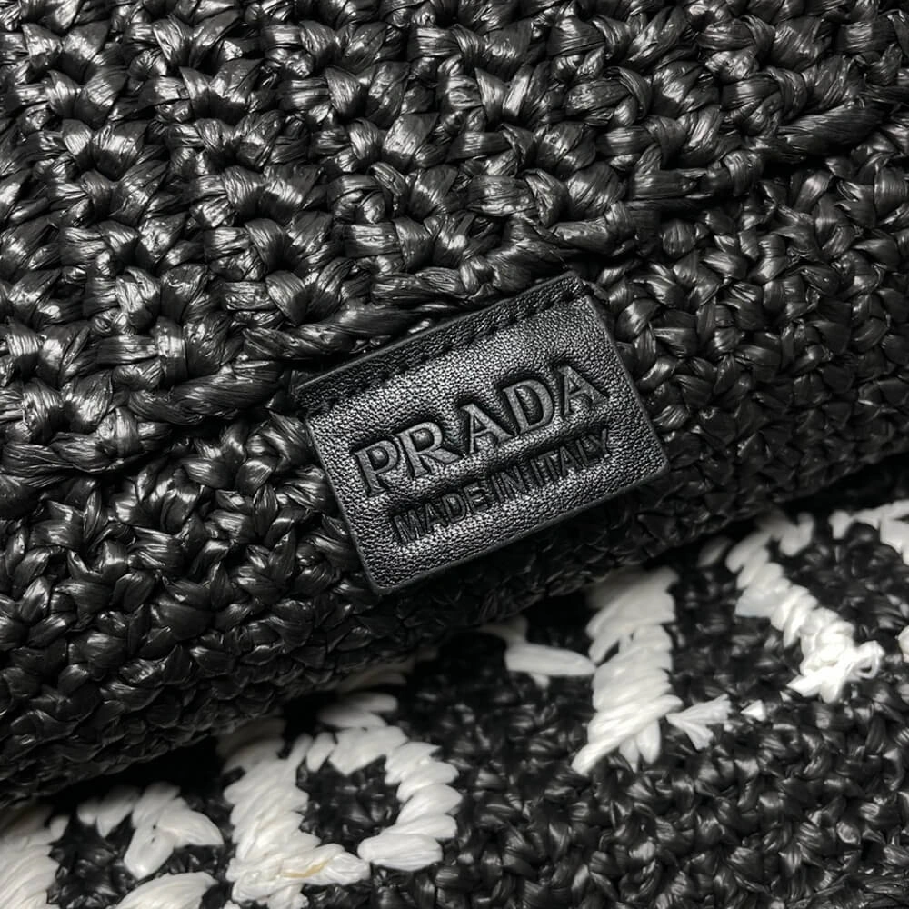 Prada Crochet tote bag(high-end grade) Vibrant 2905
