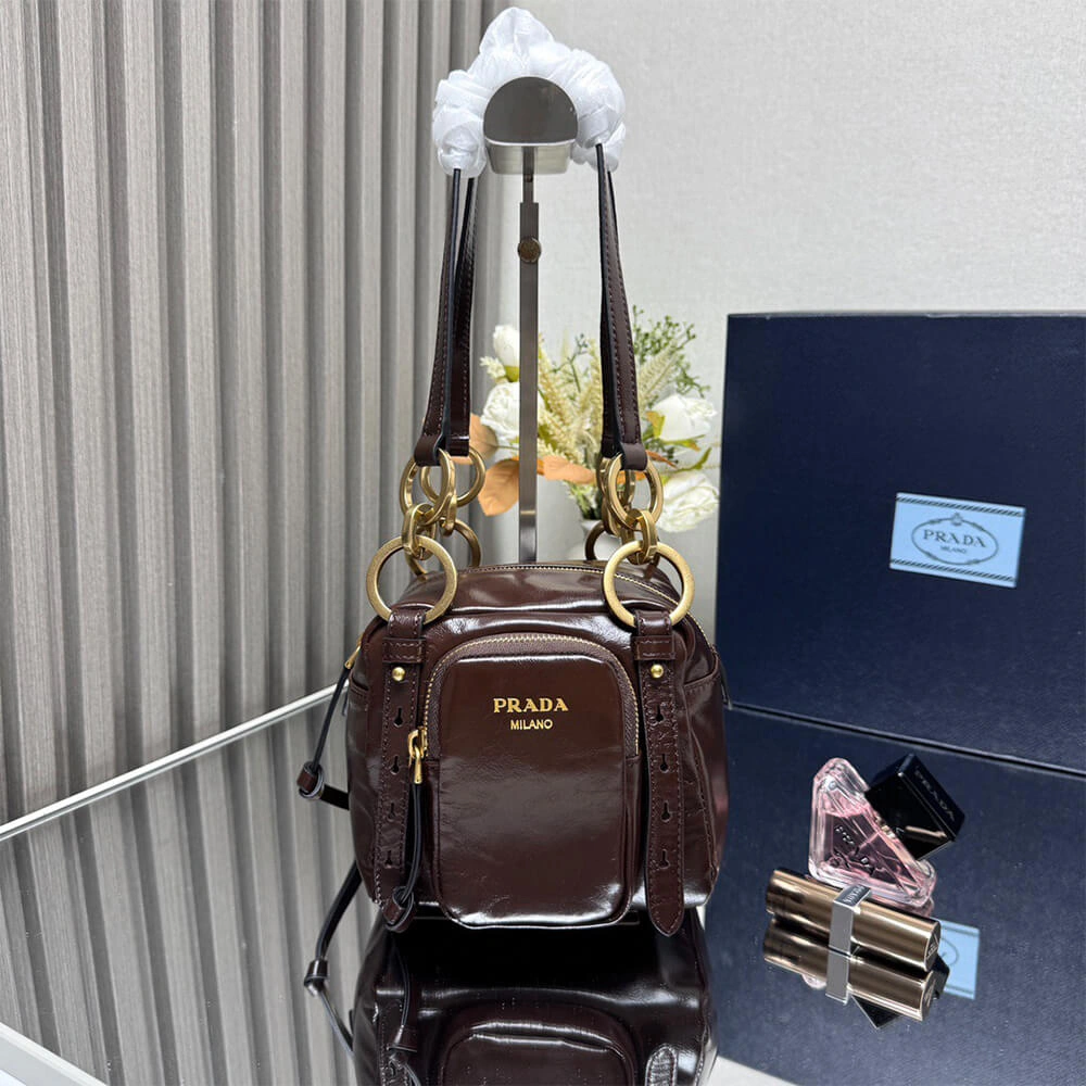 SmartChoice Prada Dangle leather top-handle mini-bag(HIGH-END GRADE) 3046