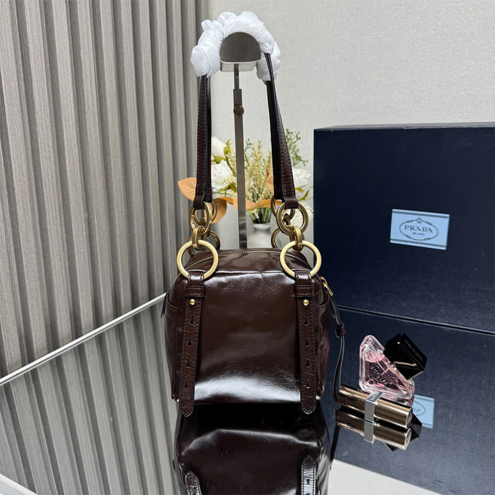 SmartChoice Prada Dangle leather top-handle mini-bag(HIGH-END GRADE) 3046