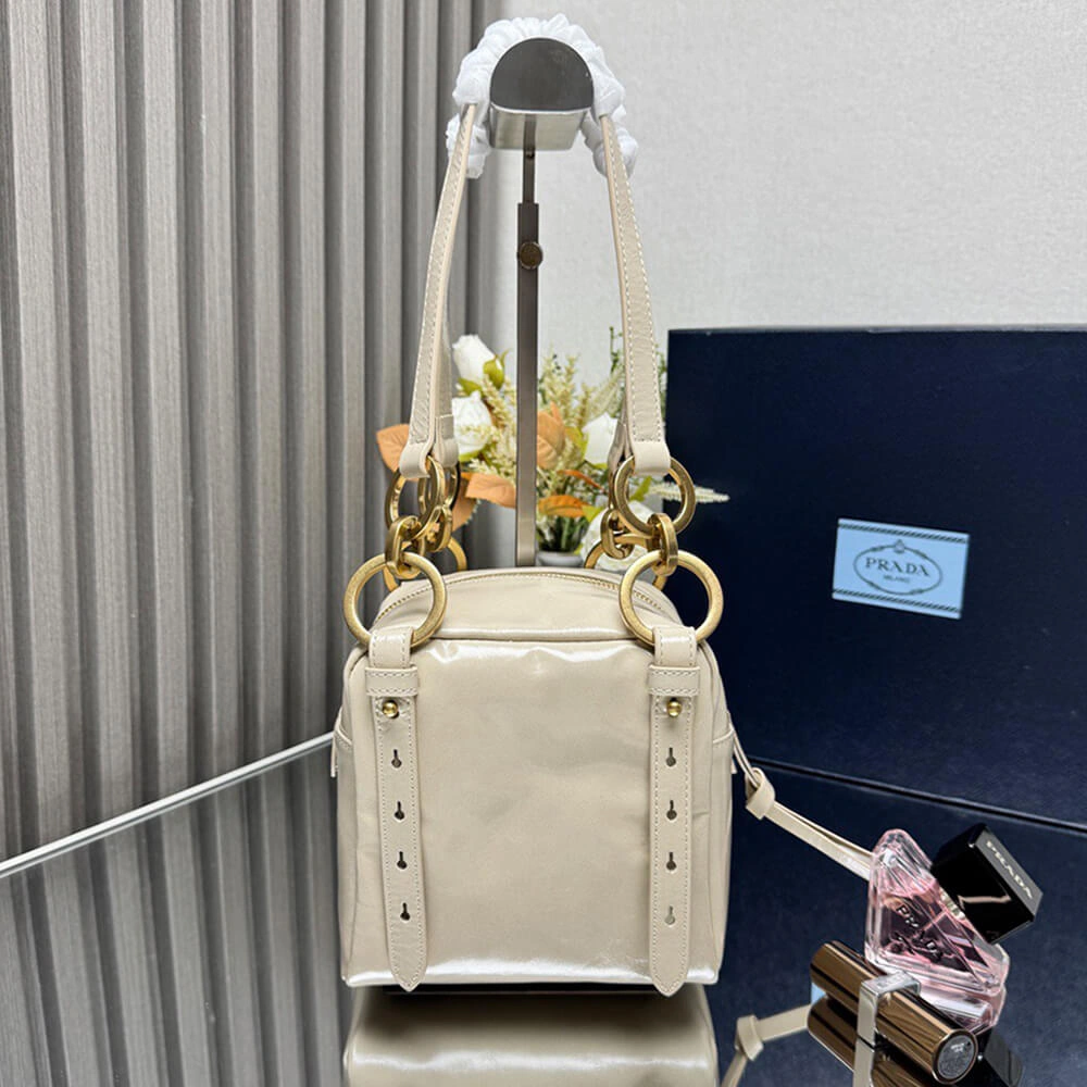 GoodFit Prada Dangle leather top-handle mini-bag(HIGH-END GRADE) 3039