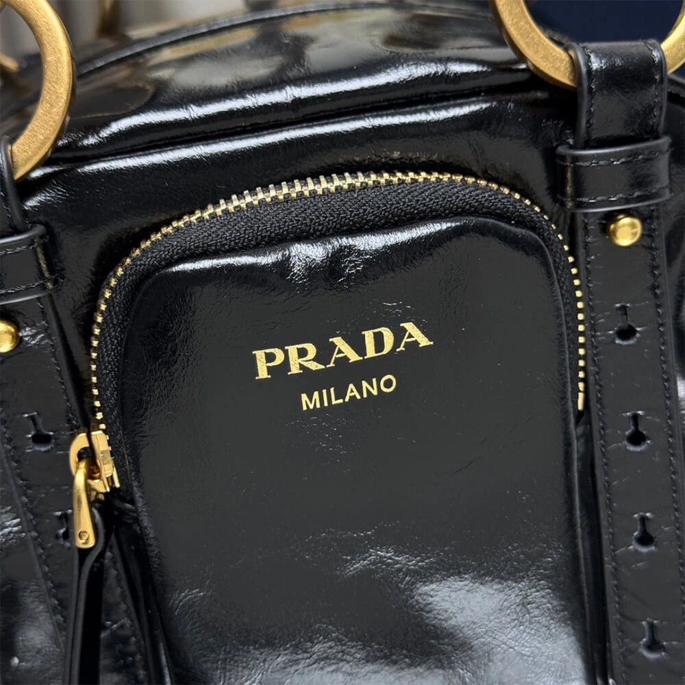 Prada Dangle leather top-handle mini-bag(HIGH-END GRADE) EasyCare 3052