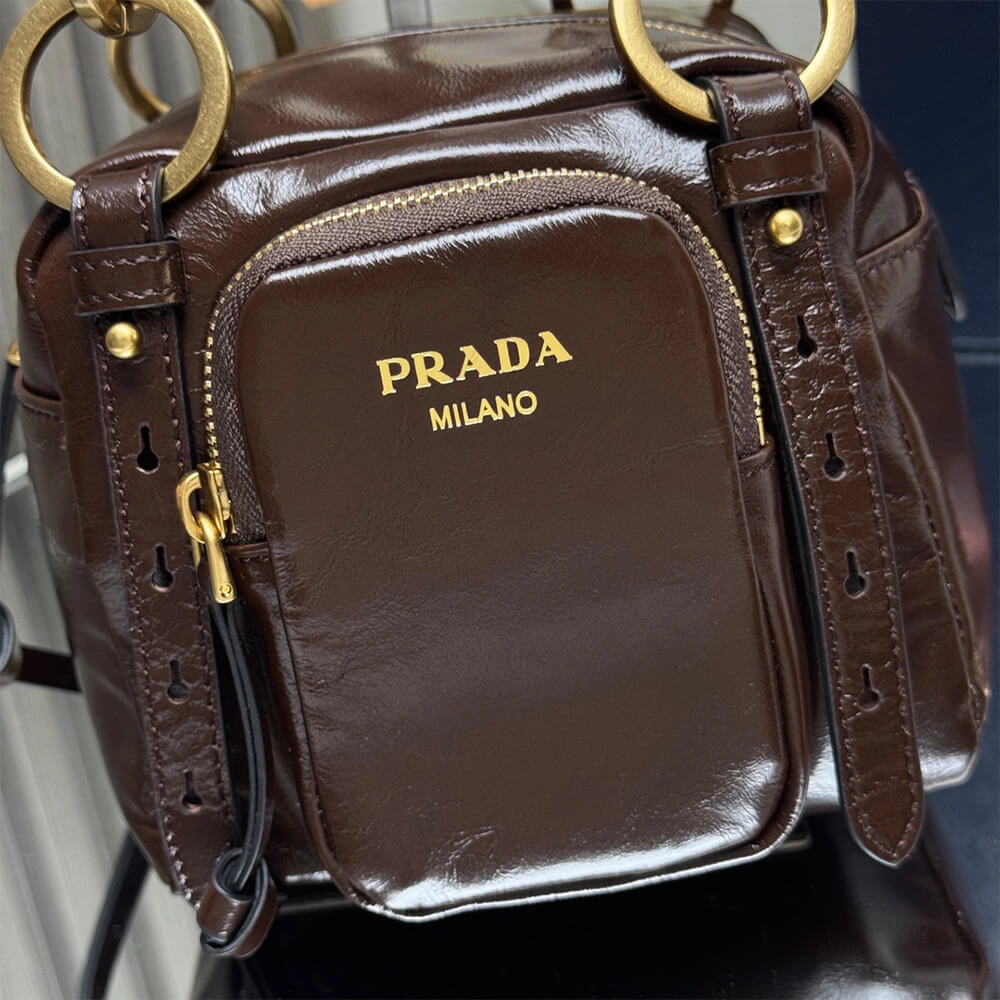 SmartChoice Prada Dangle leather top-handle mini-bag(HIGH-END GRADE) 3046