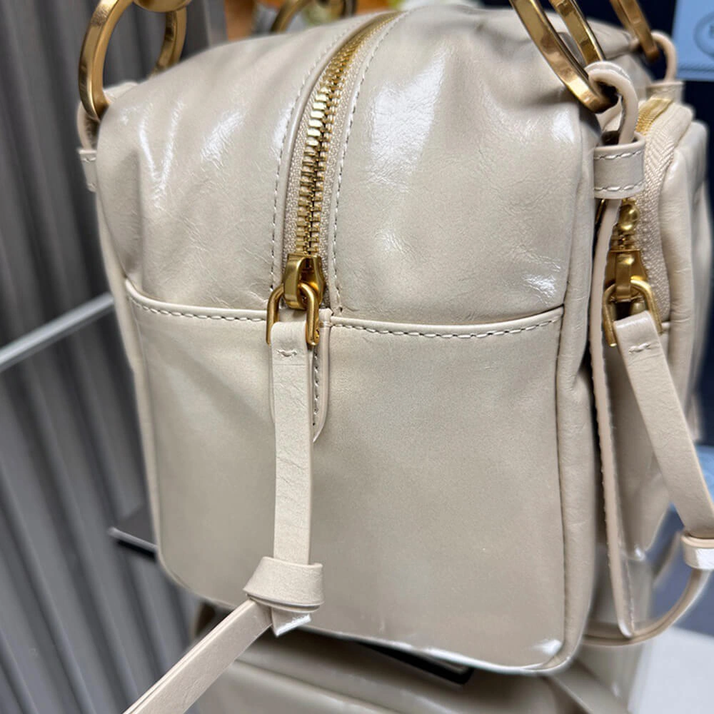 GoodFit Prada Dangle leather top-handle mini-bag(HIGH-END GRADE) 3039