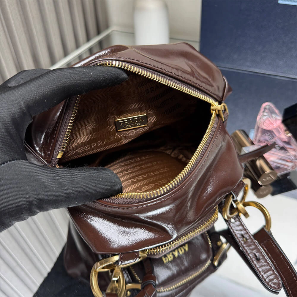 SmartChoice Prada Dangle leather top-handle mini-bag(HIGH-END GRADE) 3046