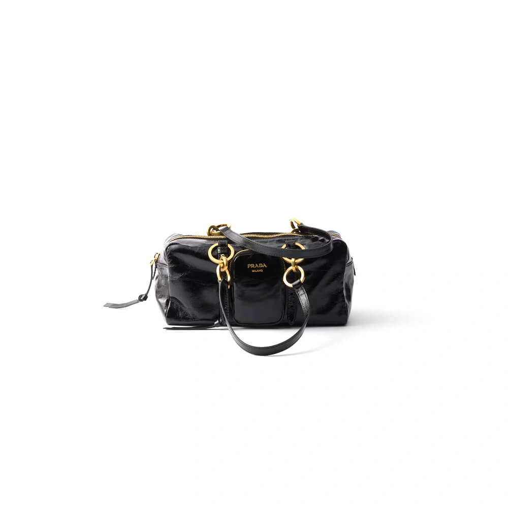 Prada Dangle medium leather top-handle bag(HIGH-END GRADE) Youthful 3051