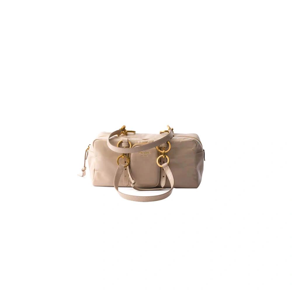 Prada Dangle medium leather top-handle bag(HIGH-END GRADE) Casual 3043