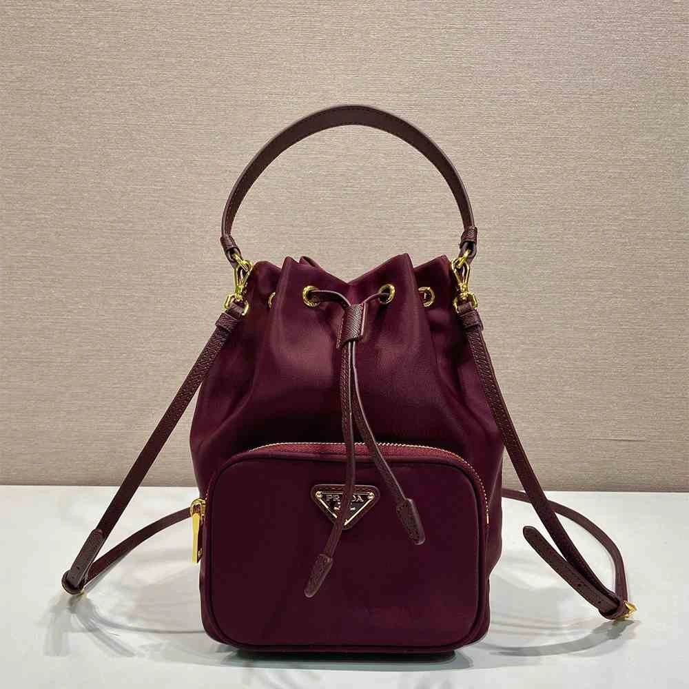 Elegant Prada Duet Re-Nylon bucket bag 2933