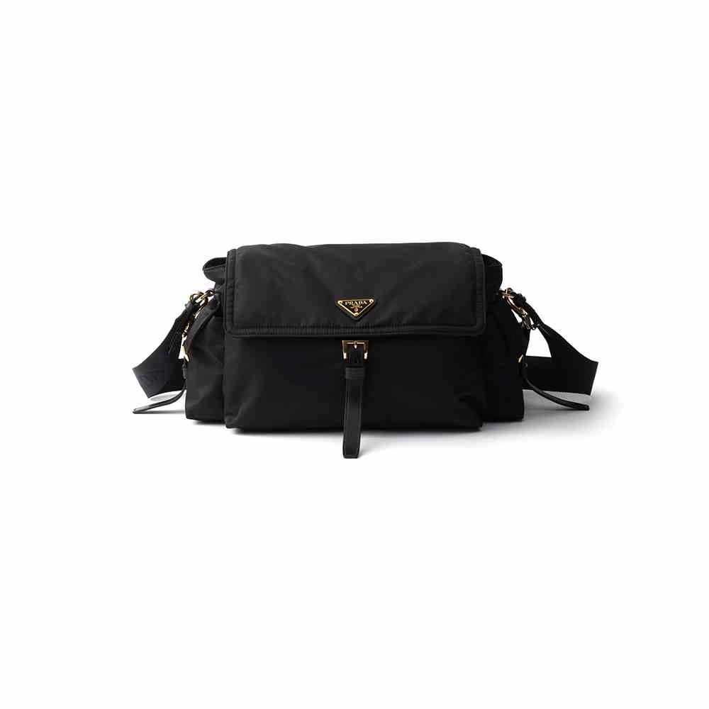 Prada Explore large Re-Nylon shoulder bag with flap EasyCare 2941