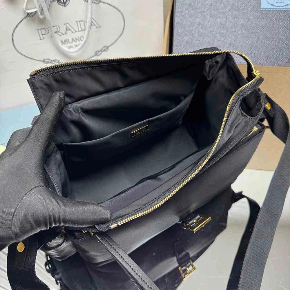 Prada Explore large Re-Nylon shoulder bag with flap EasyCare 2941