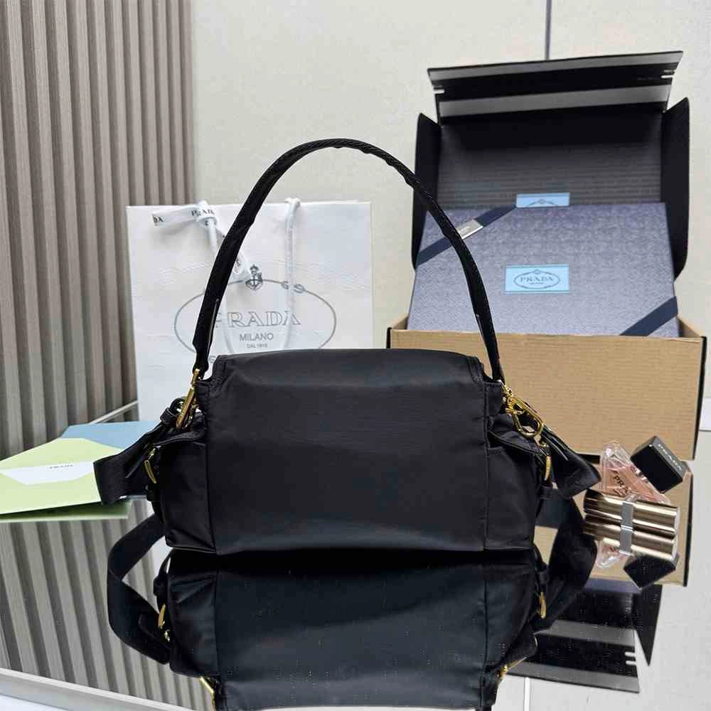 Prada Explore medium Re-Nylon shoulder bag with flap GoAnywhere 2989
