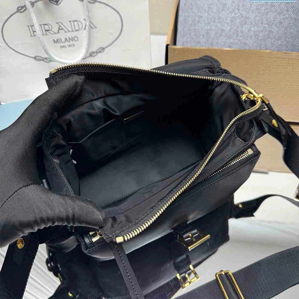 Prada Explore medium Re-Nylon shoulder bag with flap GoAnywhere 2989